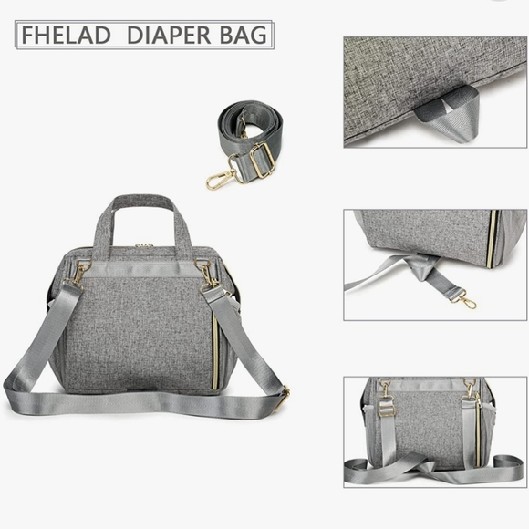 NWT FHELAND small diaper bag, tote bag backpack - Picture 13 of 13